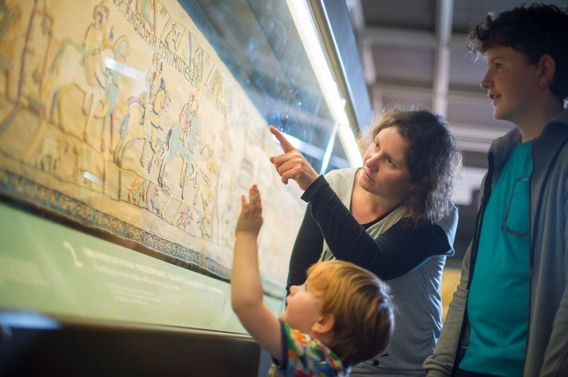 Created in the 19th century by a group of talented Victorian embroiderers, the replica Bayeaux Tapestry is one of Reading’s Museum’s better-known attractions