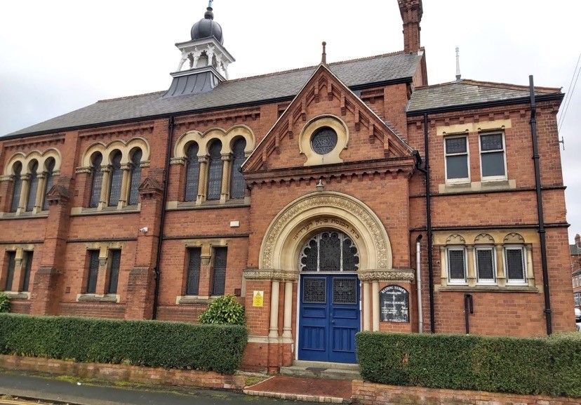 The grade 2 listed Synagogue on Goldsmid Road