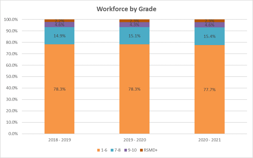 workforce by grade