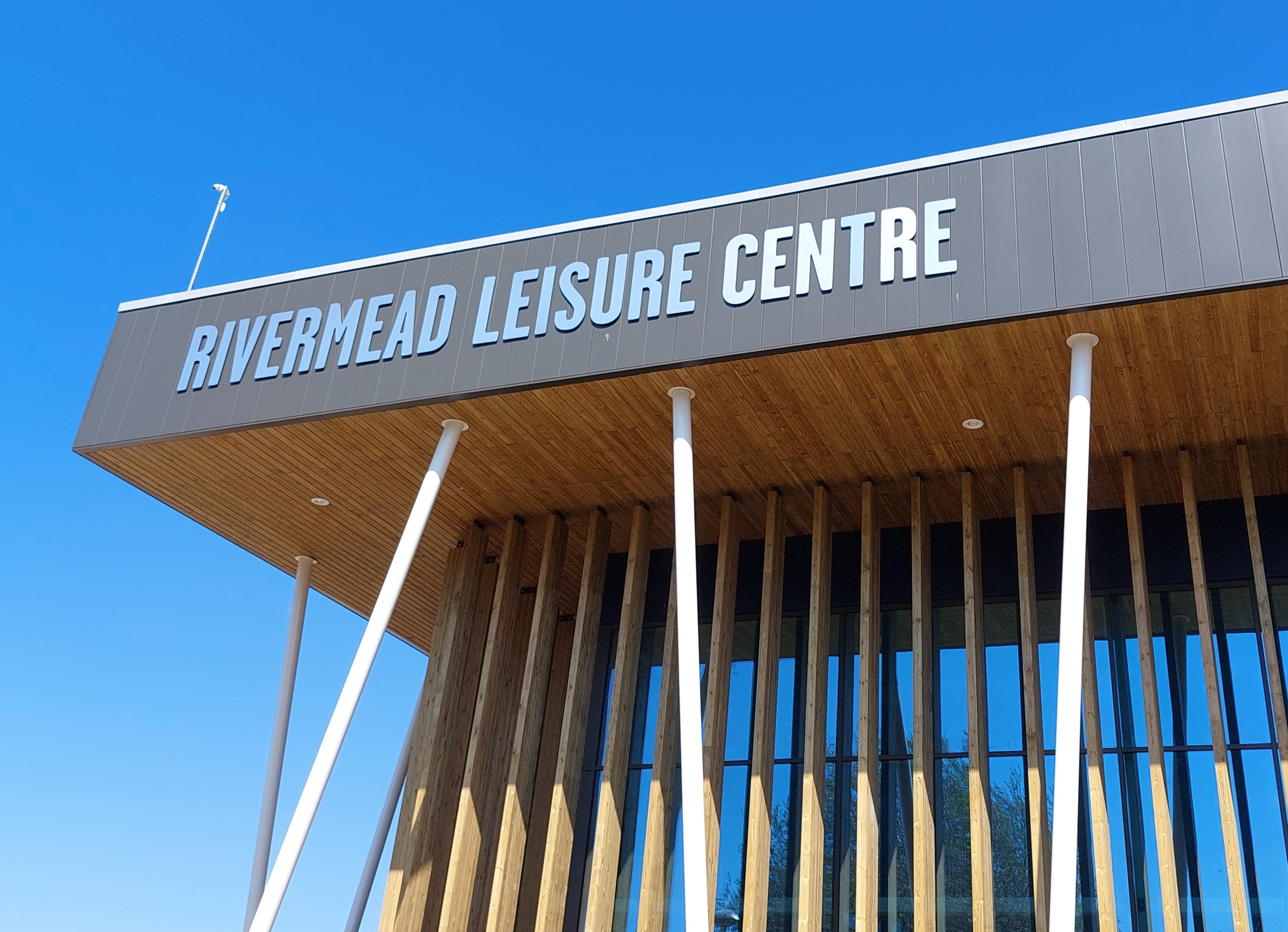 The new Rivermead Leisure Centre