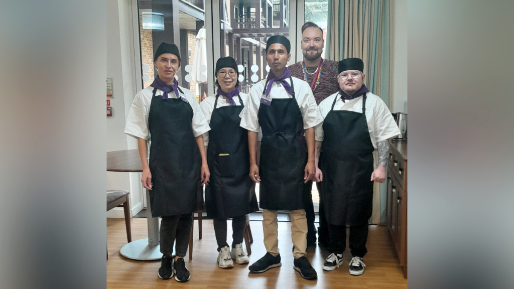 Hospitality students from New Directions College