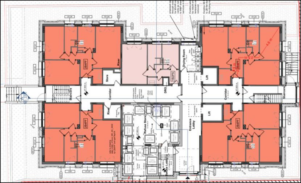 Plan showing ground floor.