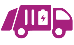 Graphic showing rubbish truck.