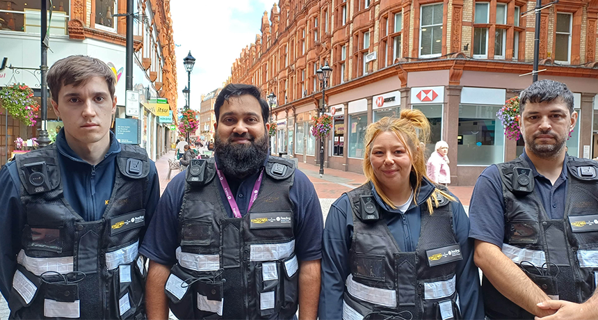 photo of new environmental enforcement. team on the streets of Reading