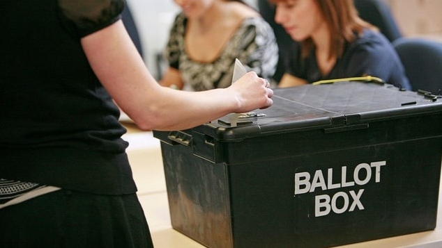 photo of a ballot box