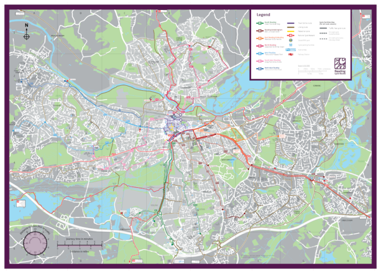Reading Cycle Routes Reading cycling network maps - Reading Borough Council